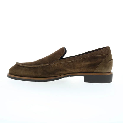 Di Bianco Etna Suede Mens Brown Suede Loafers & Slip Ons Casual Shoes