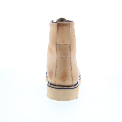 Broken Homme James Boot FB12002 Mens Beige Leather Casual Dress Boots