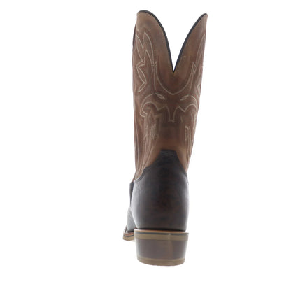 Tony Lama Fernando Cowhide Made In USA EP7800 Mens Brown Wide Western Boots