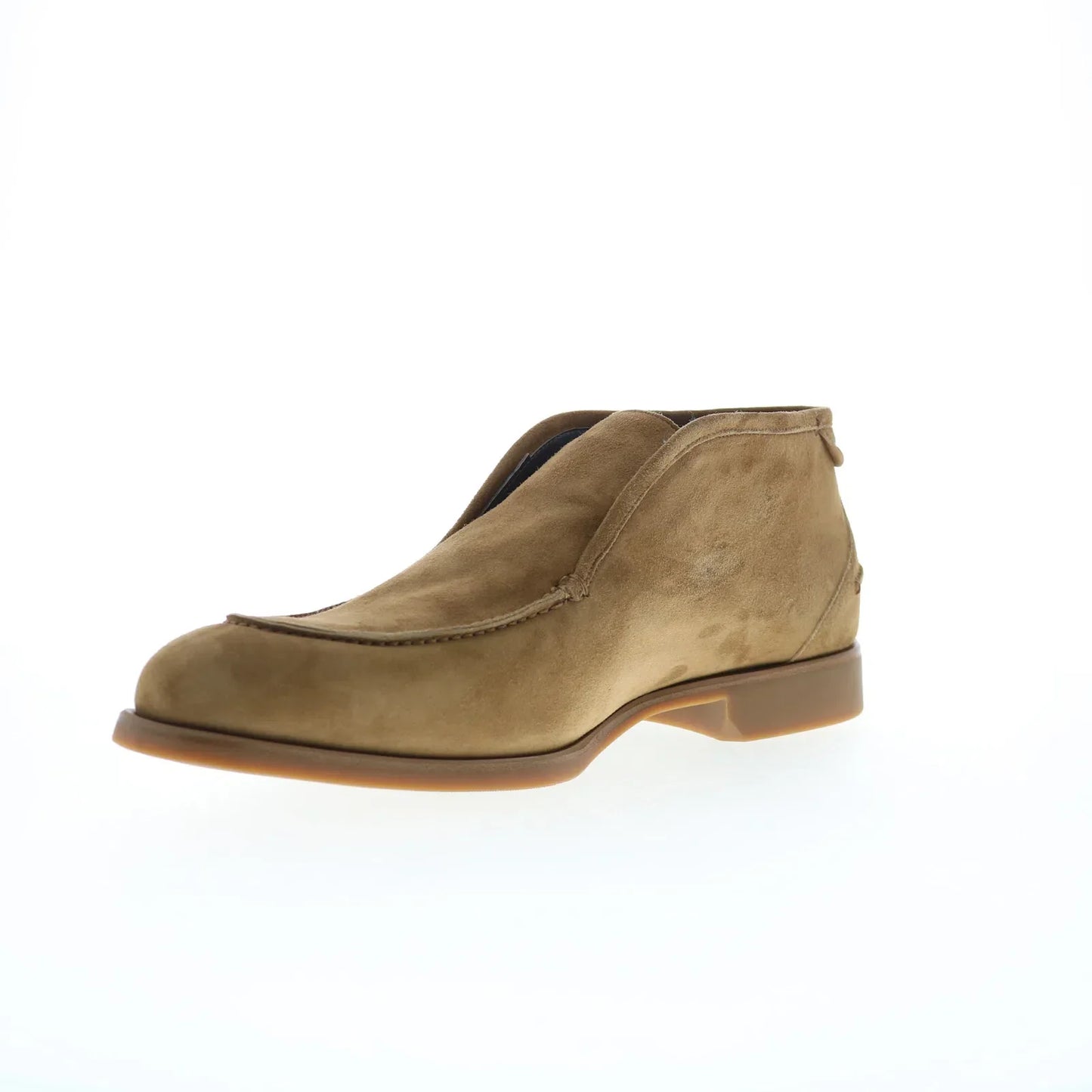 Di Bianco Fidenza Opera Go Rain Mens Brown Suede Slip On Ankle Boots