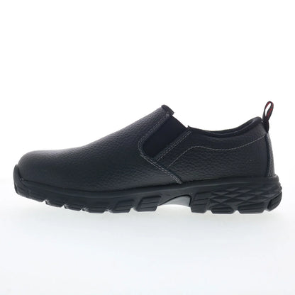 Avenger Flight Slip-On Alloy Toe A7001 Mens Black Wide Work & Safety Shoes