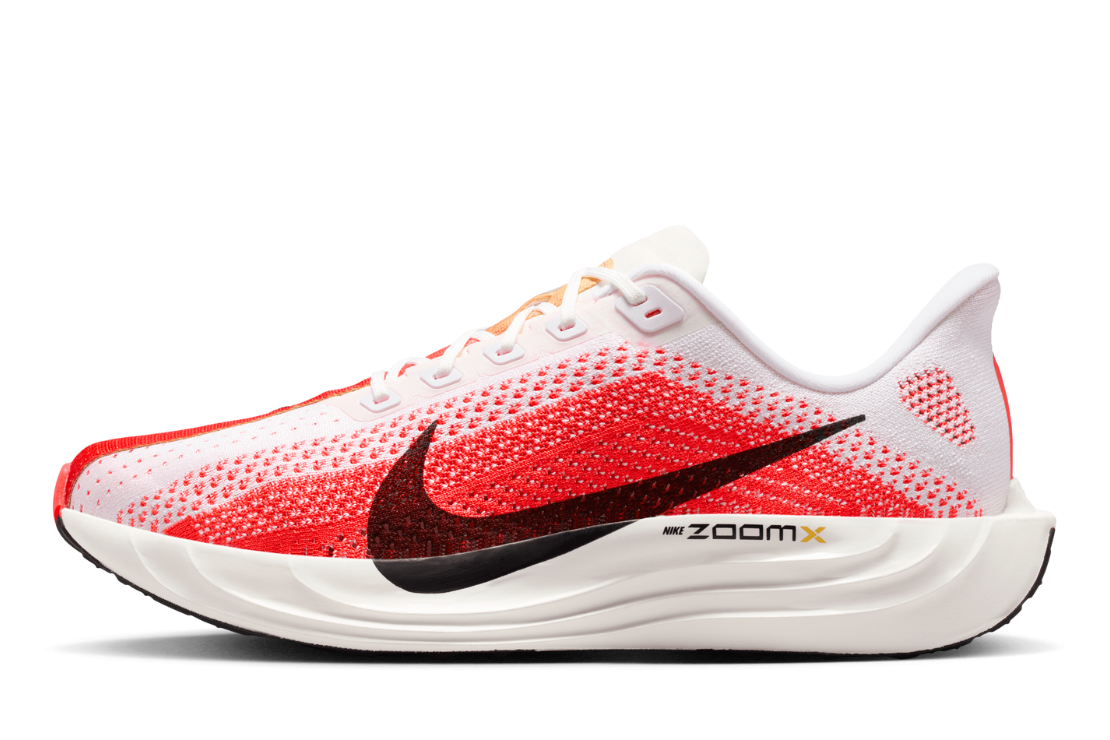 Pegasus Plus Men's :White | Bright Crimson