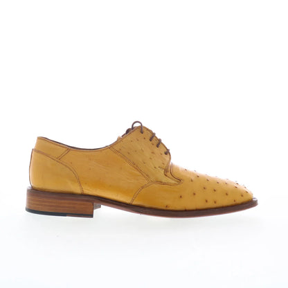 Ferrini FQ Ostrich FQ Ostrich 2353 121 Mens Yellow Oxfords Casual Shoes