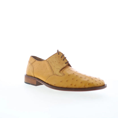 Ferrini FQ Ostrich FQ Ostrich 2353 121 Mens Yellow Oxfords Casual Shoes