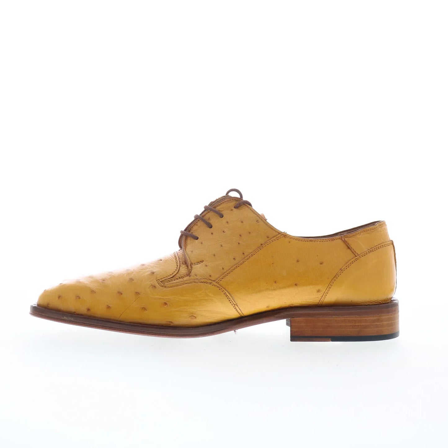 Ferrini FQ Ostrich FQ Ostrich 2353 121 Mens Yellow Oxfords Casual Shoes