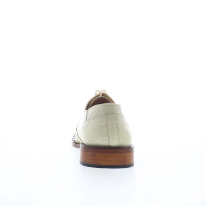 Ferrini FQ Ostrich 2353 121 Mens White Oxfords & Lace Ups Casual Shoes