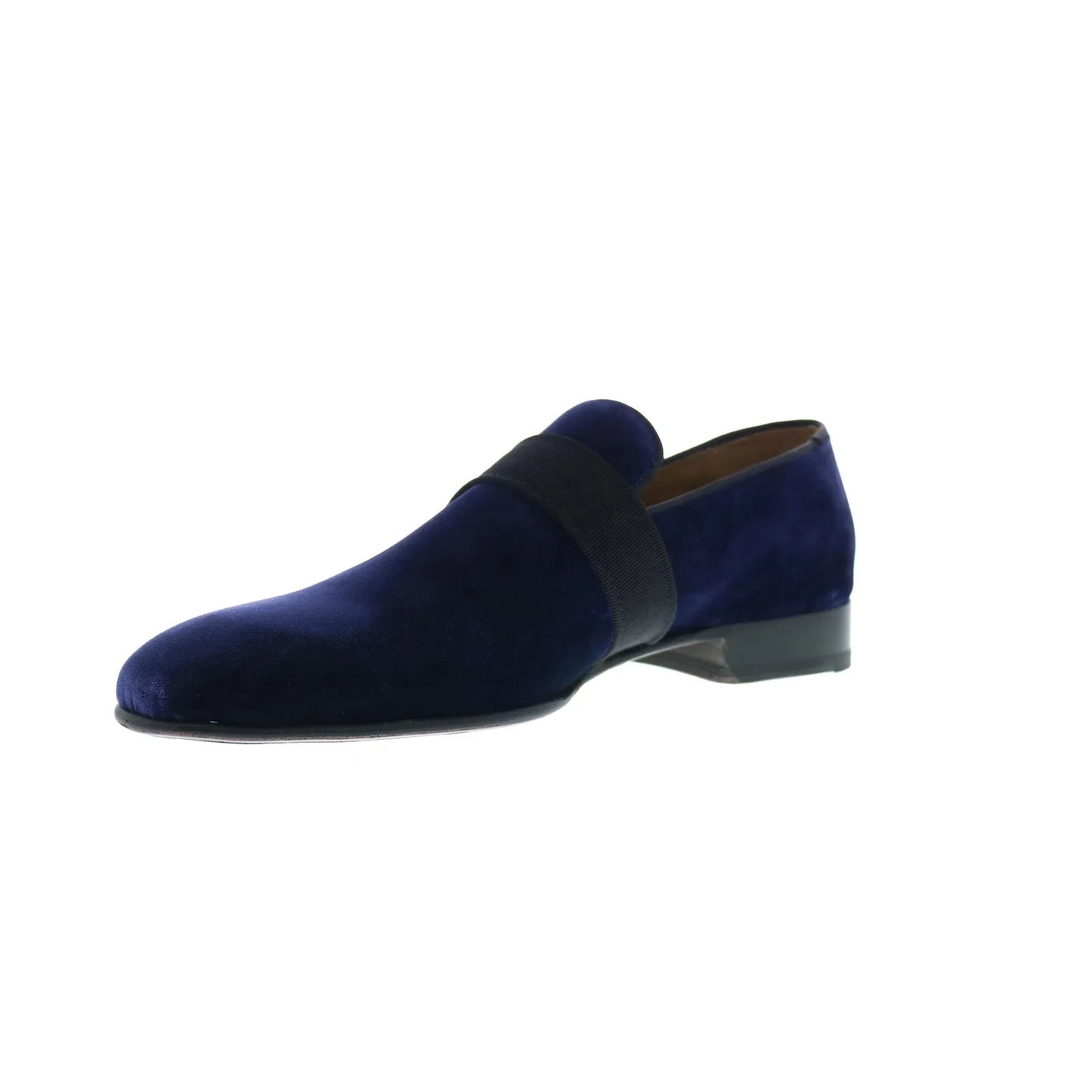 Pastori by Di Bianco Galba Velvet Mens Blue Loafers & Slip Ons Casual Shoes