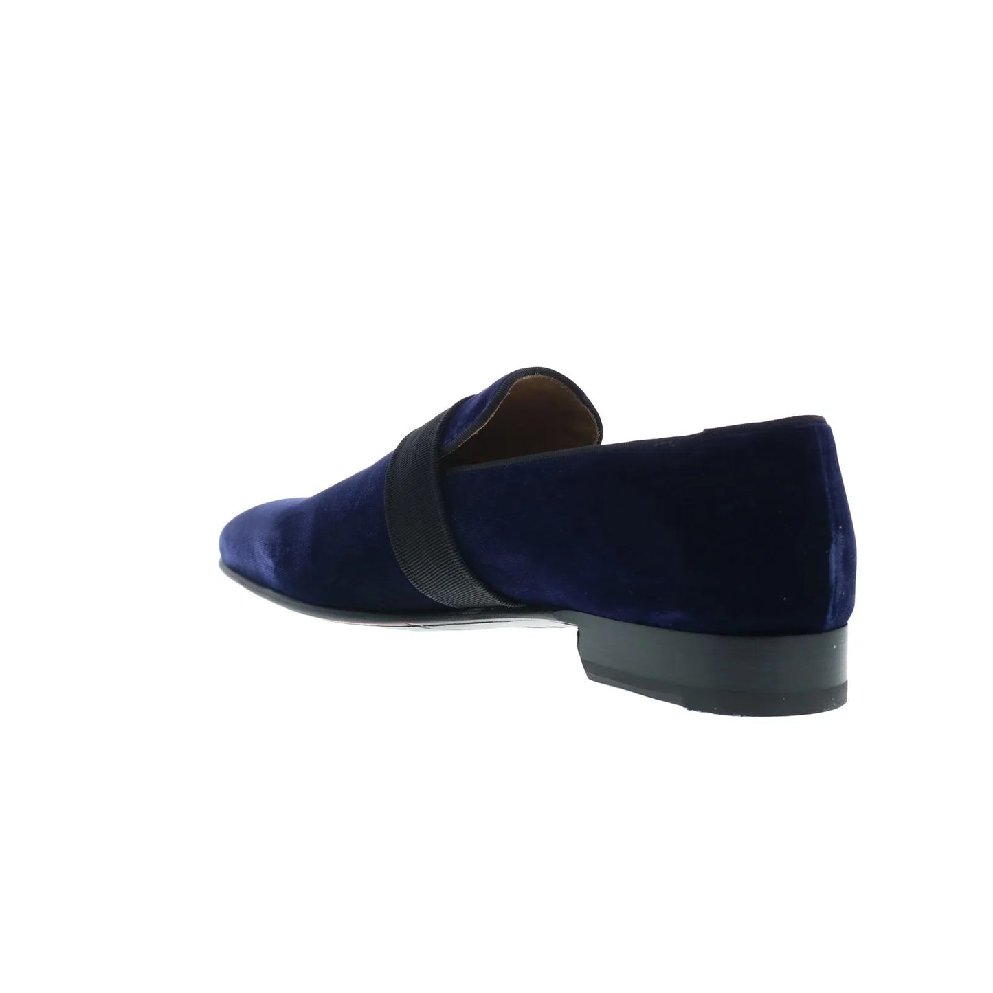 Pastori by Di Bianco Galba Velvet Mens Blue Loafers & Slip Ons Casual Shoes