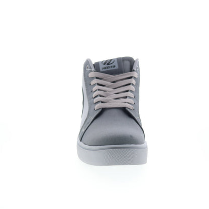 Heelys Racer 20 Mid HE00467021 Mens Gray Canvas Lifestyle Sneakers Shoes
