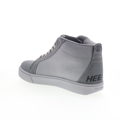 Heelys Racer 20 Mid HE00467021 Mens Gray Canvas Lifestyle Sneakers Shoes
