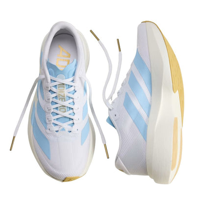 Adizero Evo SL Woven Women's :Cloud White | Clear Blue