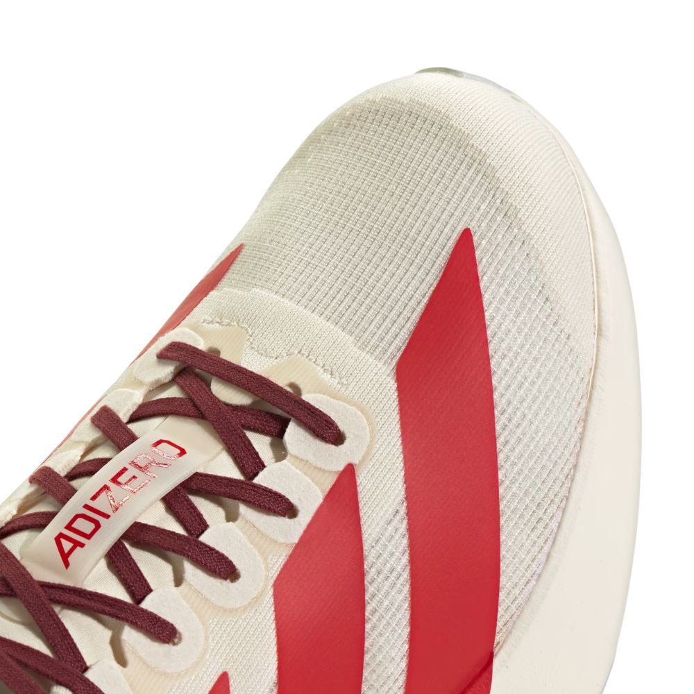 Adizero Evo SL Men's  :Wonder White | Better Scarlet