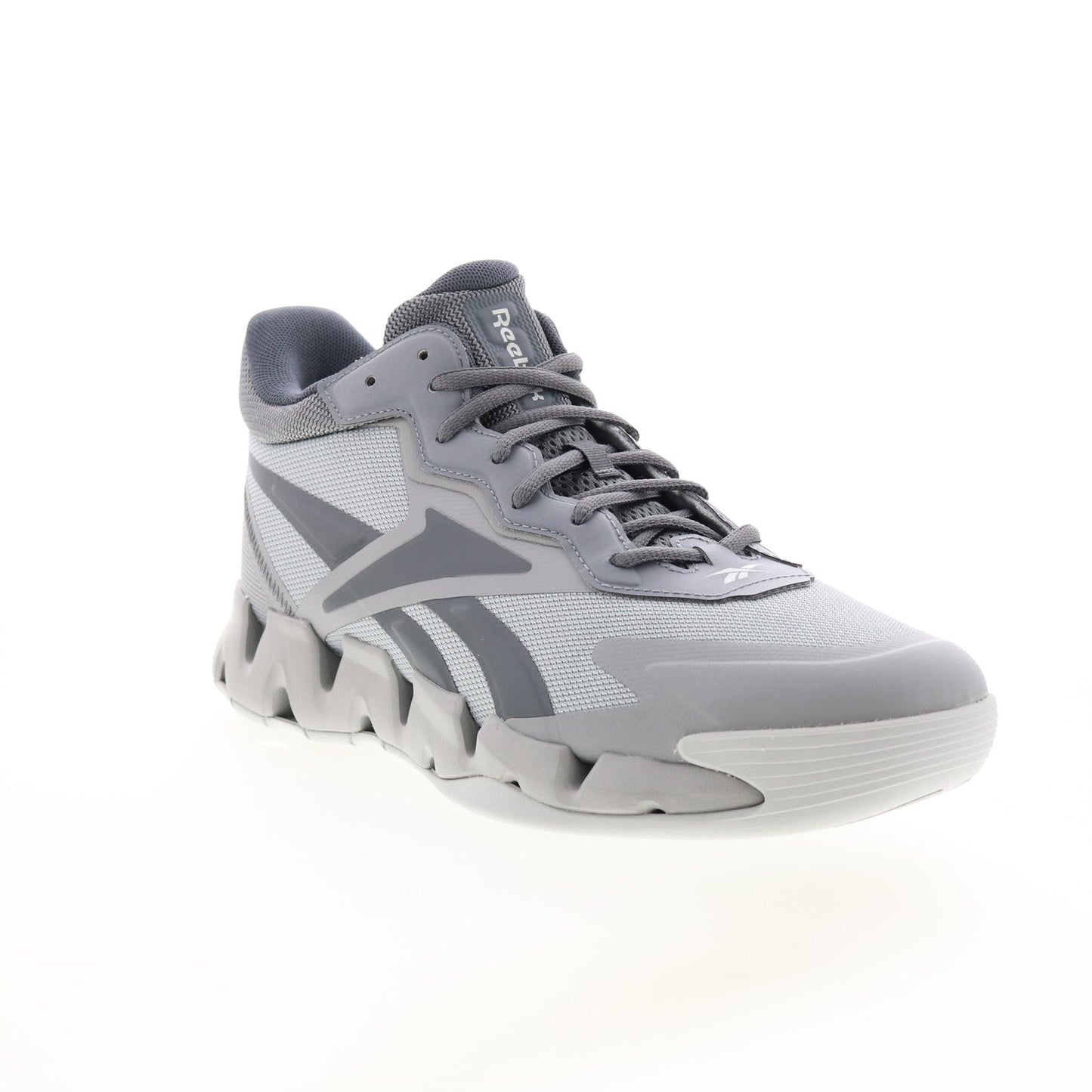 Reebok Zig Encore Mens Gray Synthetic Lace Up Lifestyle Sneakers Shoes