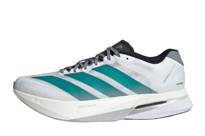 Adizero Boston 13 Men's :Cloud White | Pure Teal