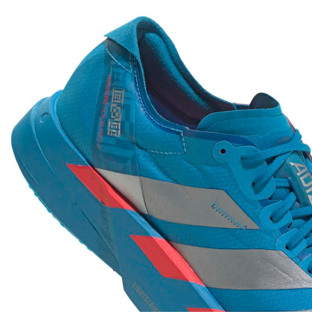 Adizero Adios Pro 4 Men's :Solar Blue | Silver Metallic