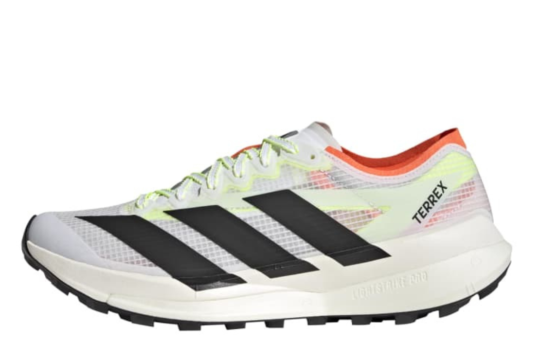 Terrex Agravic Speed 2 Trail Men's :Cloud White | Semi Impact Orange