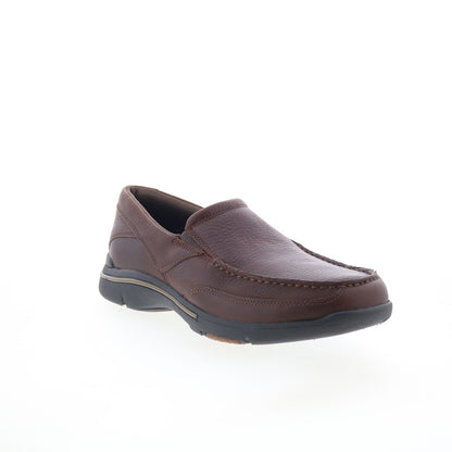 Rockport Eberdon K71229 Mens Brown Leather Loafers & Slip Ons Casual Shoes