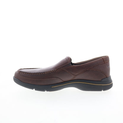 Rockport Eberdon K71229 Mens Brown Leather Loafers & Slip Ons Casual Shoes