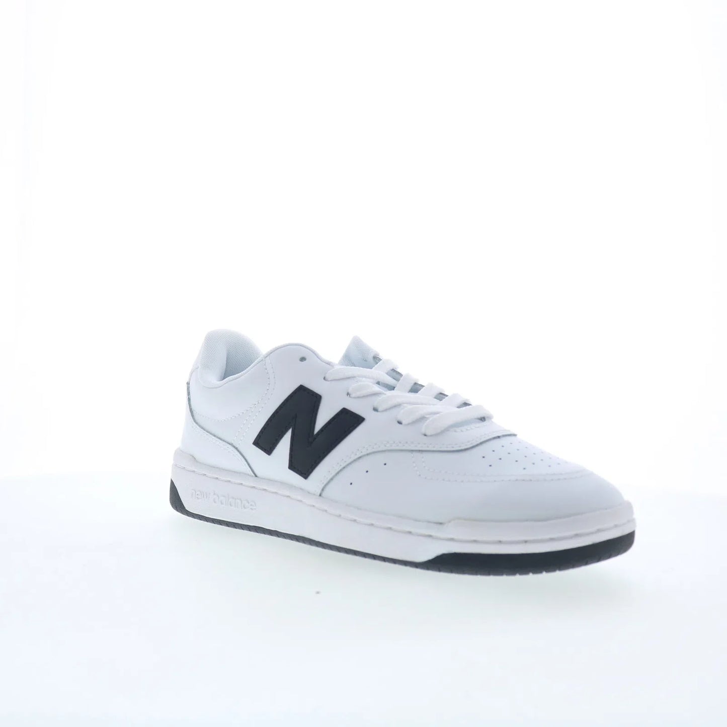 New Balance BB80 BB80BNN Mens White Leather Lace Up Lifestyle Sneakers Shoes