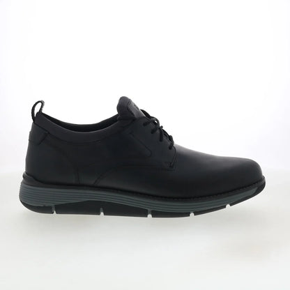 Rockport Lukah RMLUKAH Mens Black Wide Leather Lifestyle Sneakers Shoes