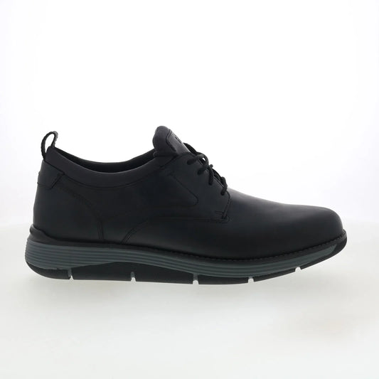 Rockport Lukah RMLUKAH Mens Black Leather Lace Up Lifestyle Sneakers Shoes