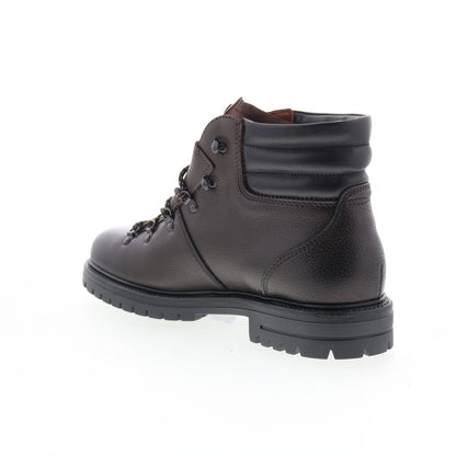 Aquatalia Holt Waterproof M102334 Mens Brown Leather Casual Dress Boots