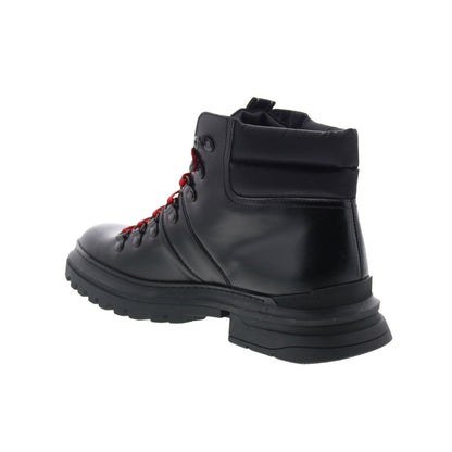 Aquatalia Edwin Waterproof M108401 Mens Black Leather Casual Dress Boots