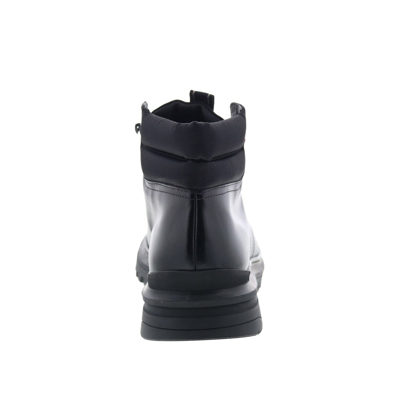 Aquatalia Edwin Waterproof M108401 Mens Black Leather Casual Dress Boots