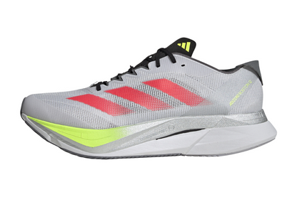 Adizero Boston 12 Men's :Dash Grey | Lucid Red