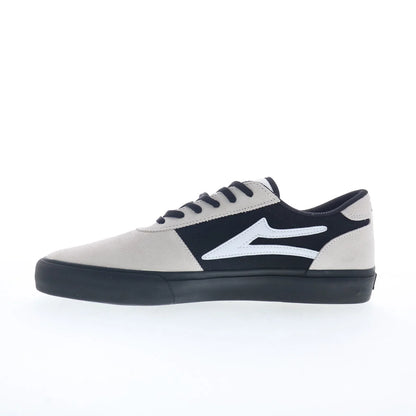 Lakai Manchester Mens White Suede Lace Up Skate Inspired Sneakers Shoes
