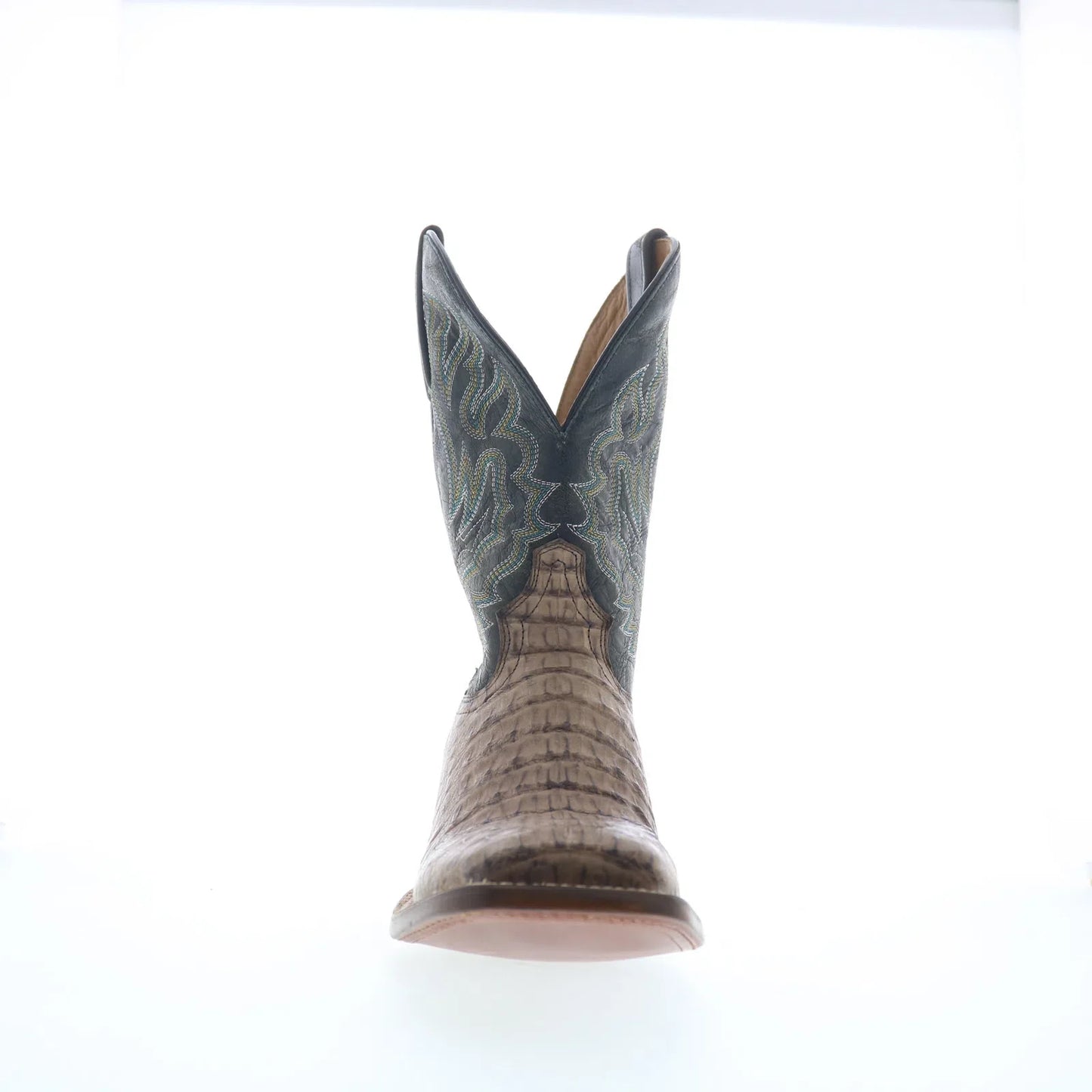 Tony Lama Marfa Caiman TL5258 Mens Brown Leather Cowboy Western Boots