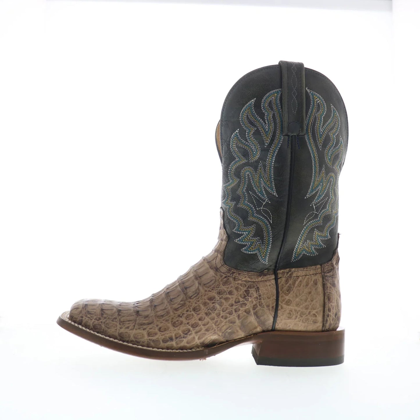 Tony Lama Marfa Caiman TL5258 Mens Brown Leather Cowboy Western Boots