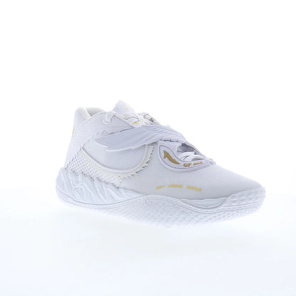 Puma MB.05 Mist 31279401 Mens White Mesh Athletic Baseball Shoes