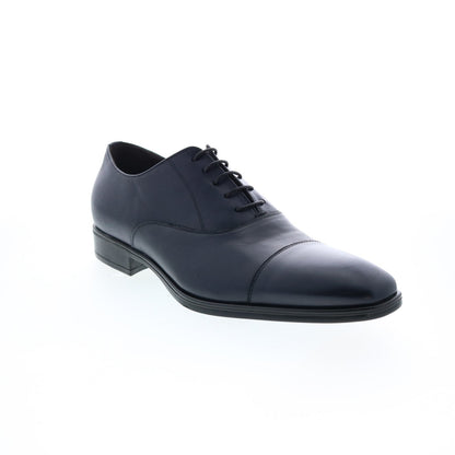 Bruno Magli Luna MB1LUNN0 Mens Blue Leather Oxfords & Lace Ups Cap Toe Shoes