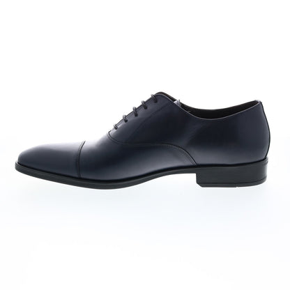 Bruno Magli Luna MB1LUNN0 Mens Blue Leather Oxfords & Lace Ups Cap Toe Shoes