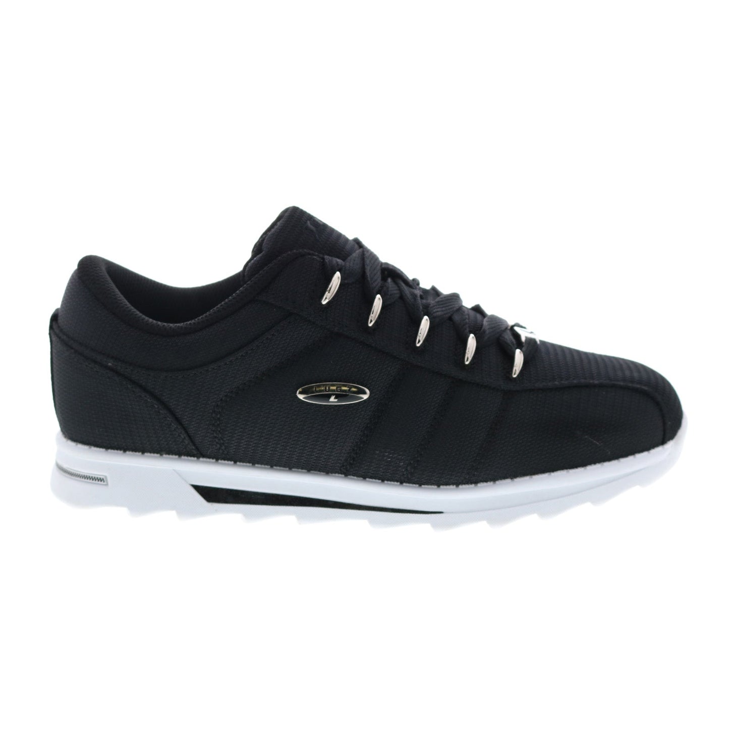 Lugz Charger II Ballistic Mens Black Canvas Lifestyle Sneakers Shoes