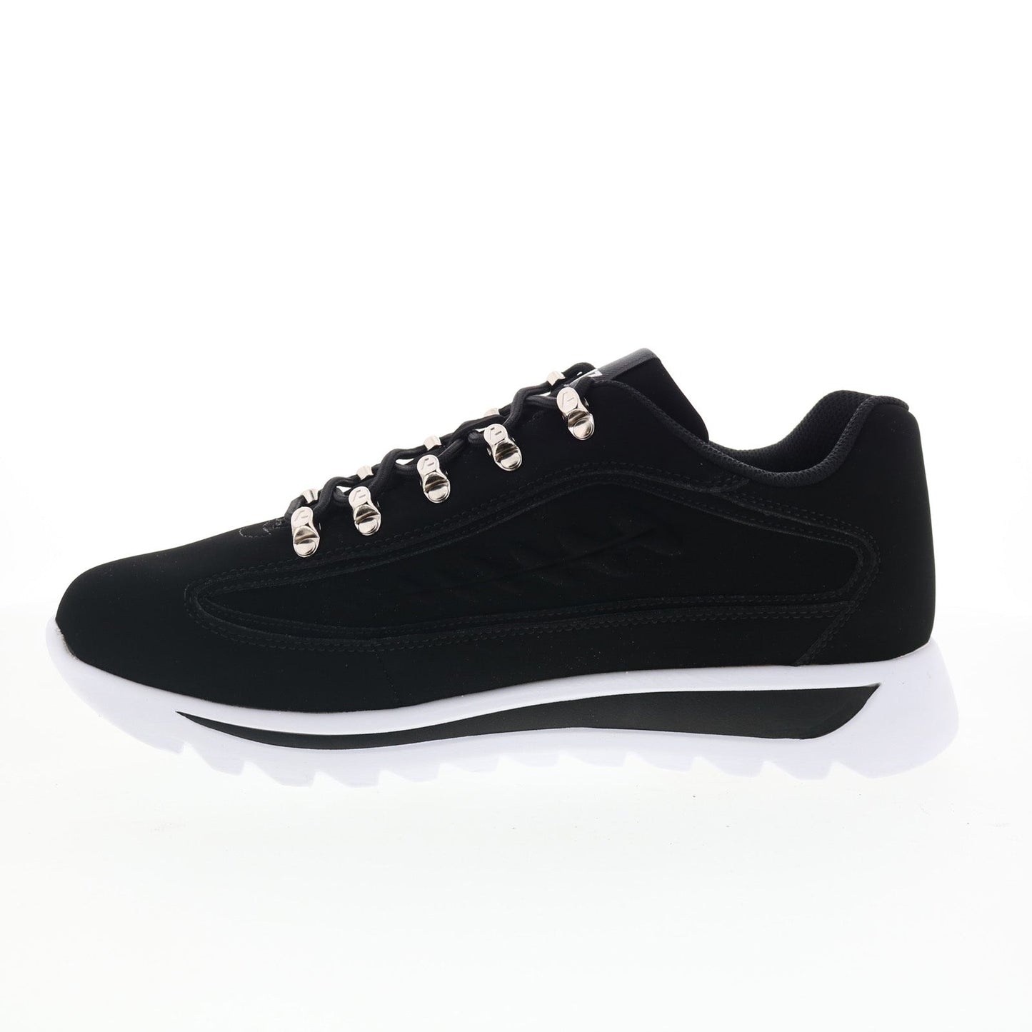 Lugz Comms MCOMSD-060 Mens Black Synthetic Lace up Lifestyle Sneakers Shoes