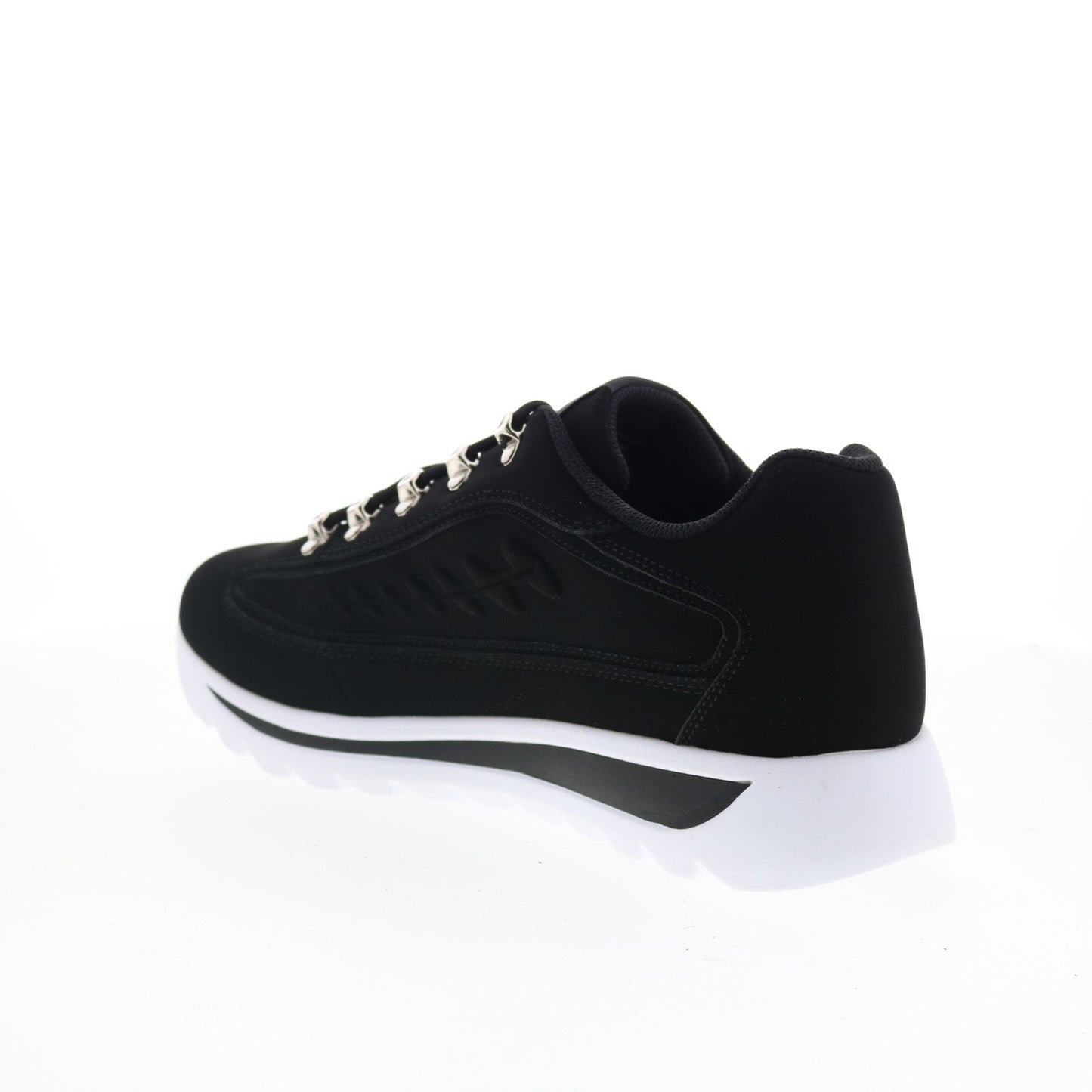 Lugz Comms MCOMSD-060 Mens Black Synthetic Lace up Lifestyle Sneakers Shoes