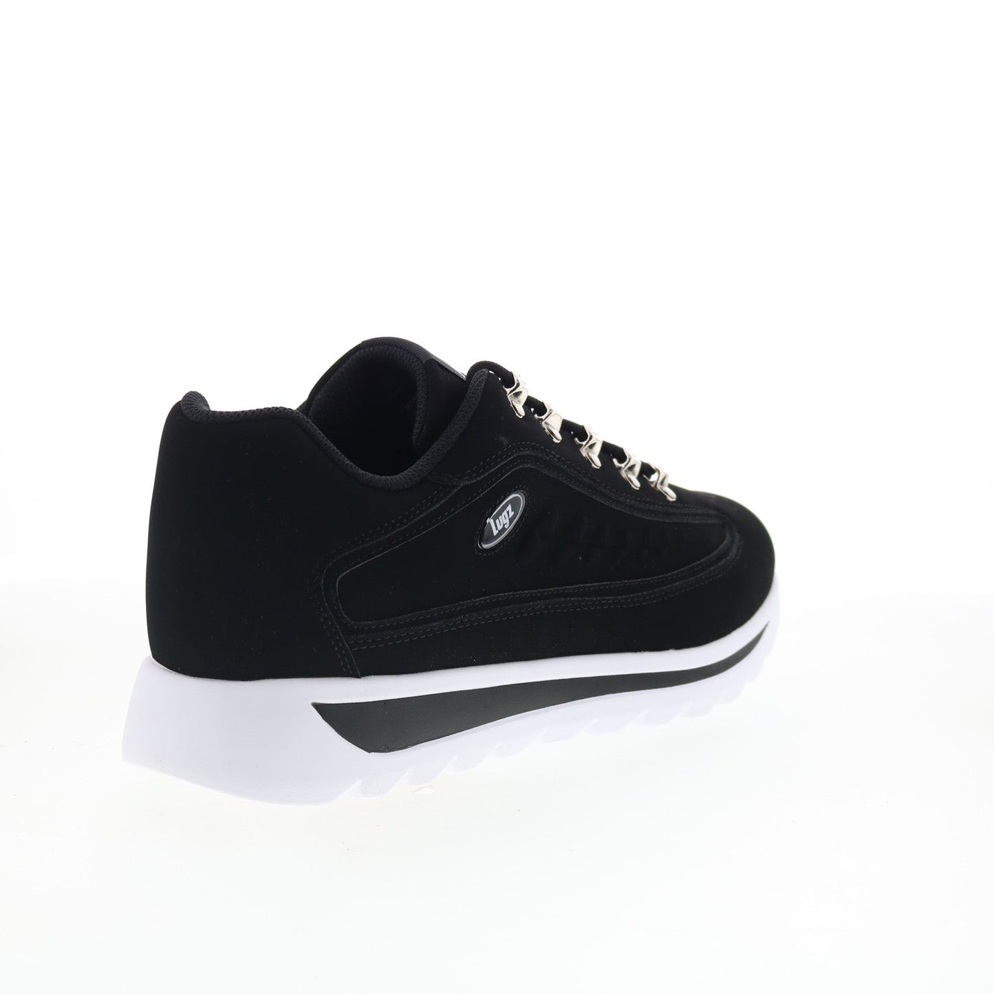 Lugz Comms MCOMSD-060 Mens Black Synthetic Lace up Lifestyle Sneakers Shoes