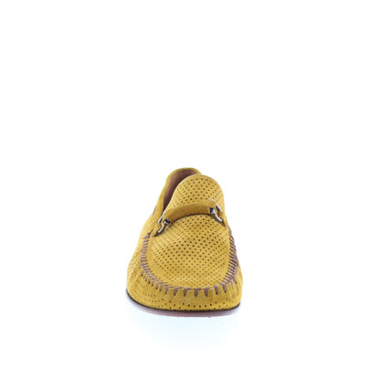 Mezlan Mez155 Mens Yellow Suede Loafers & Slip Ons Casual Shoes