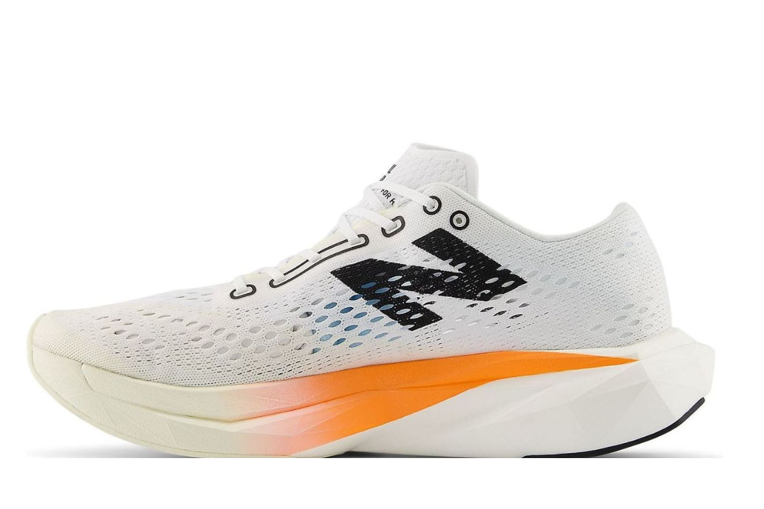 Fuel Cell SuperComp Pacer v2 (D) Men's :White | Hot Mango