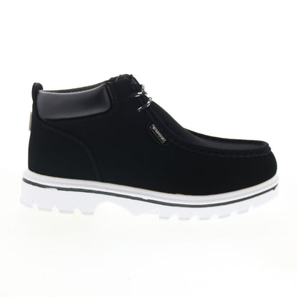 Lugz Fringe MFRGD-060 Mens Black Synthetic Lace Up Ankle Boots