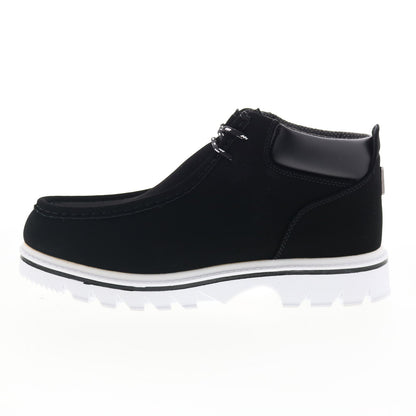 Lugz Fringe MFRGD-060 Mens Black Synthetic Lace Up Ankle Boots