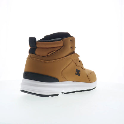 DC Mutiny Water Resistant Mens Brown Skate Inspired Sneakers Shoes
