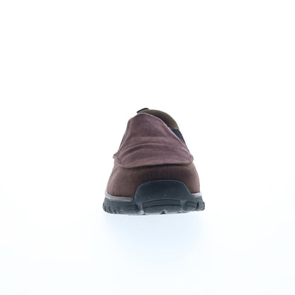 Nautilus Breeze Slip-On Alloy Toe Electrical Hazard Mens Brown Work & Safety Shoes