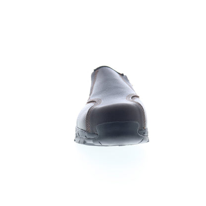 Nautilus Slip-On Steel Toe N1620 Mens Brown Leather Work & Safety Shoes