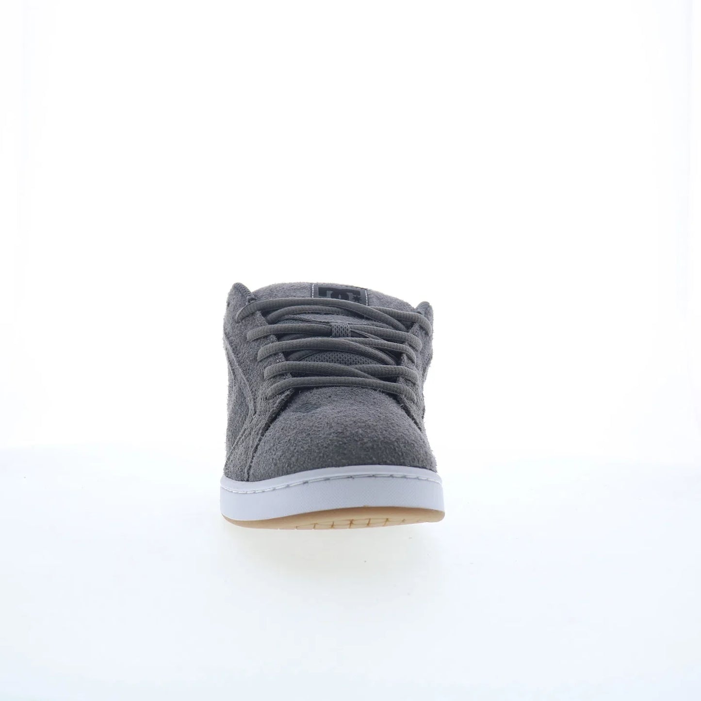 DC Net SE DC03260025-GRYBLK Mens Gray Suede Skate Inspired Sneakers Shoes