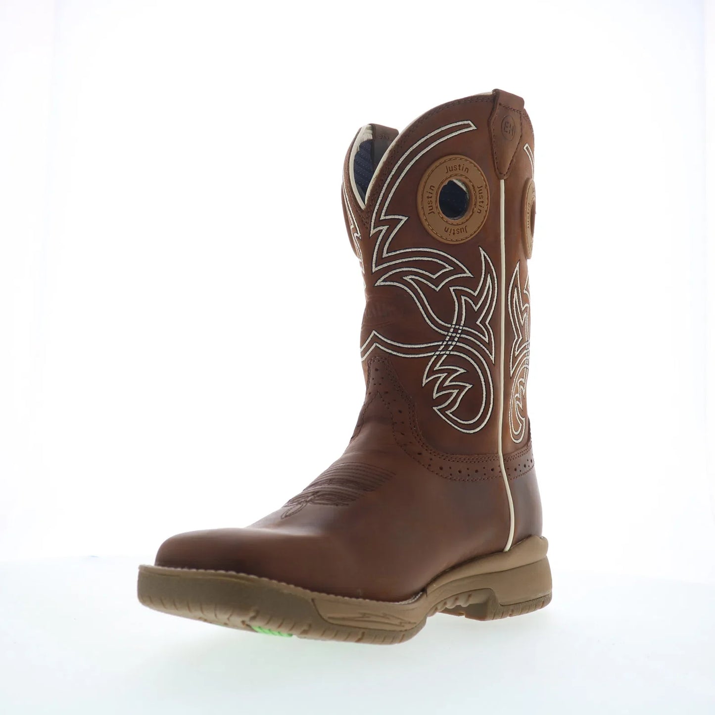 Justin Boots Nitread Waterproof CR3200 Mens Brown Leather Work & Safety Boots
