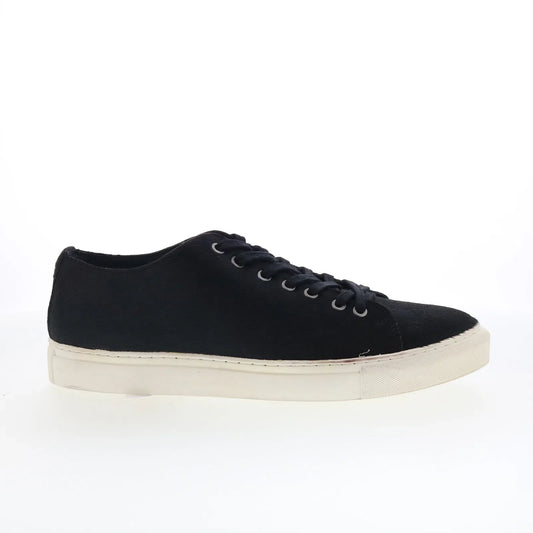 Pajar Palm 46887 Mens Black Leather Lace Up Lifestyle Sneakers Shoes