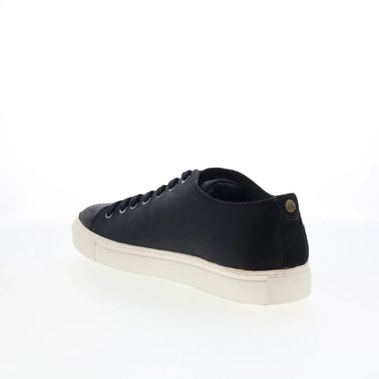 Pajar Palm 46887 Mens Black Leather Lace Up Lifestyle Sneakers Shoes